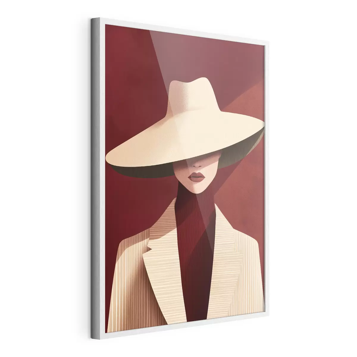 Poster Femme et élan f50238