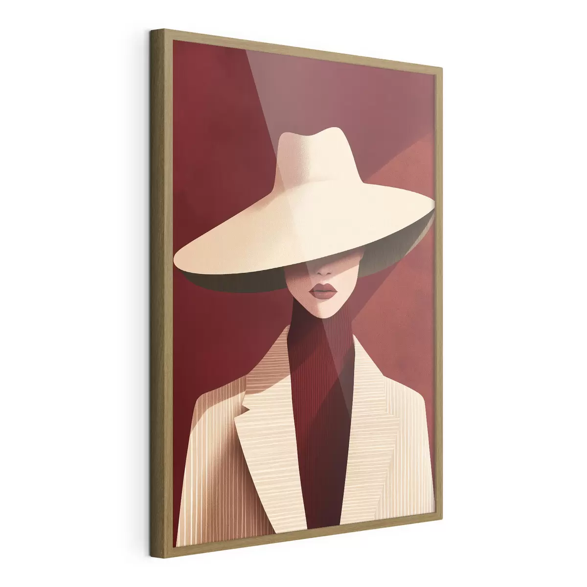 Poster Femme et élan f50238