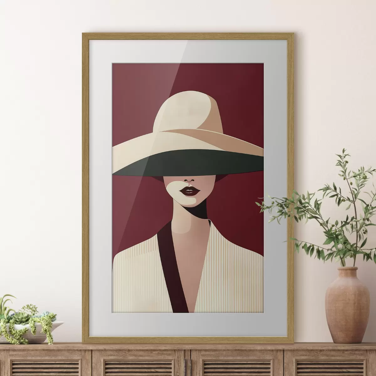 Poster Femme et souffle f50239