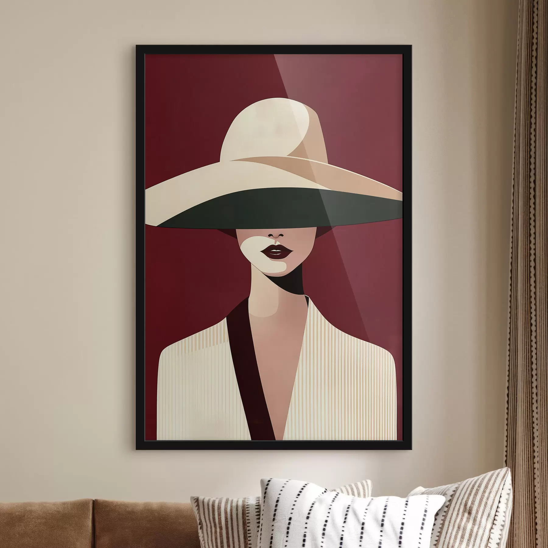 Papier peint Femme et souffle f50239