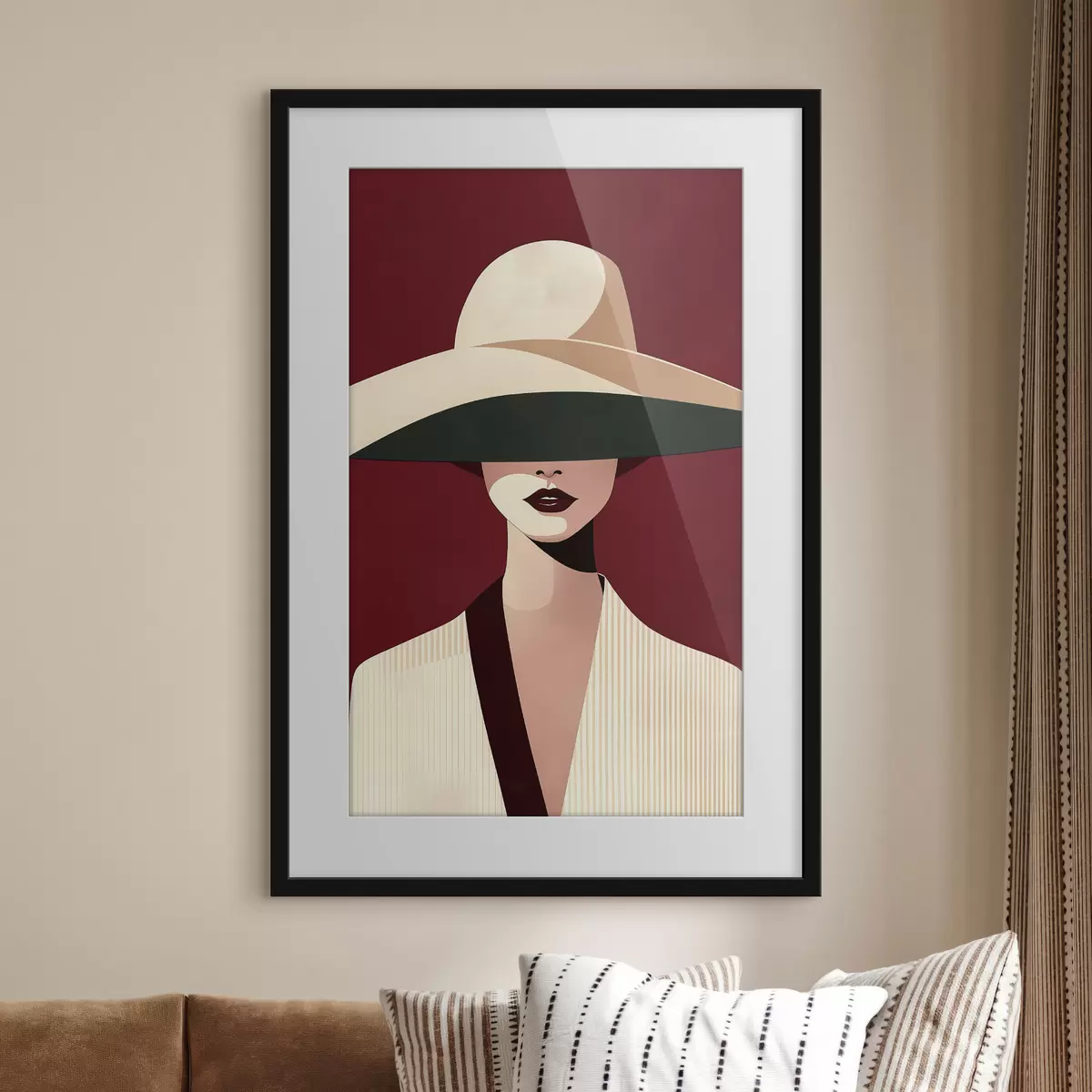 Poster Femme et souffle f50239