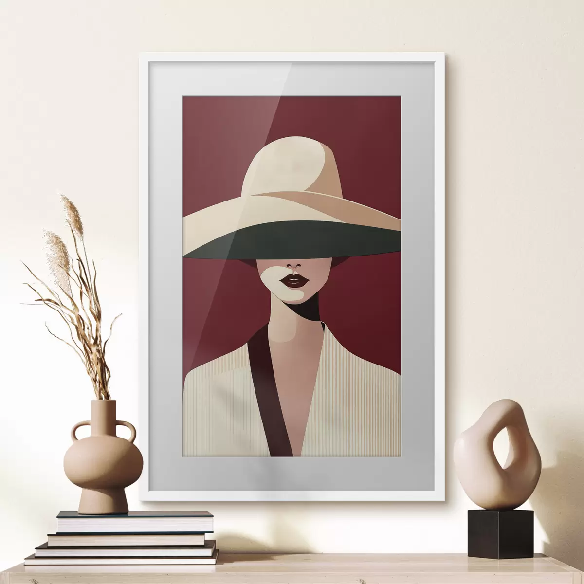 Poster Femme et souffle f50239