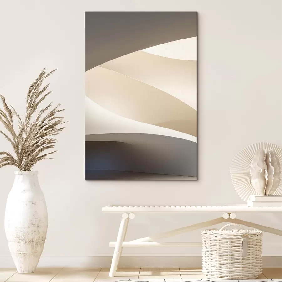 Tableau Vagues beiges s50280