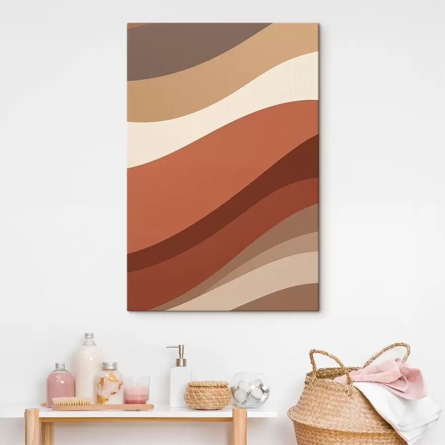 Tableau Géométrie en terre cuite s50283