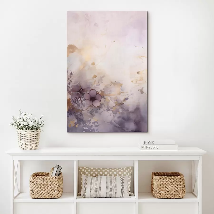 Tableau Brume fleurie violette s50297