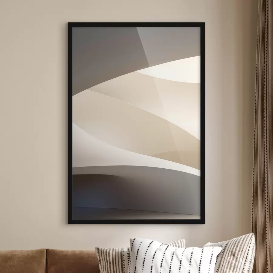 Papier peint Vagues beiges f50280