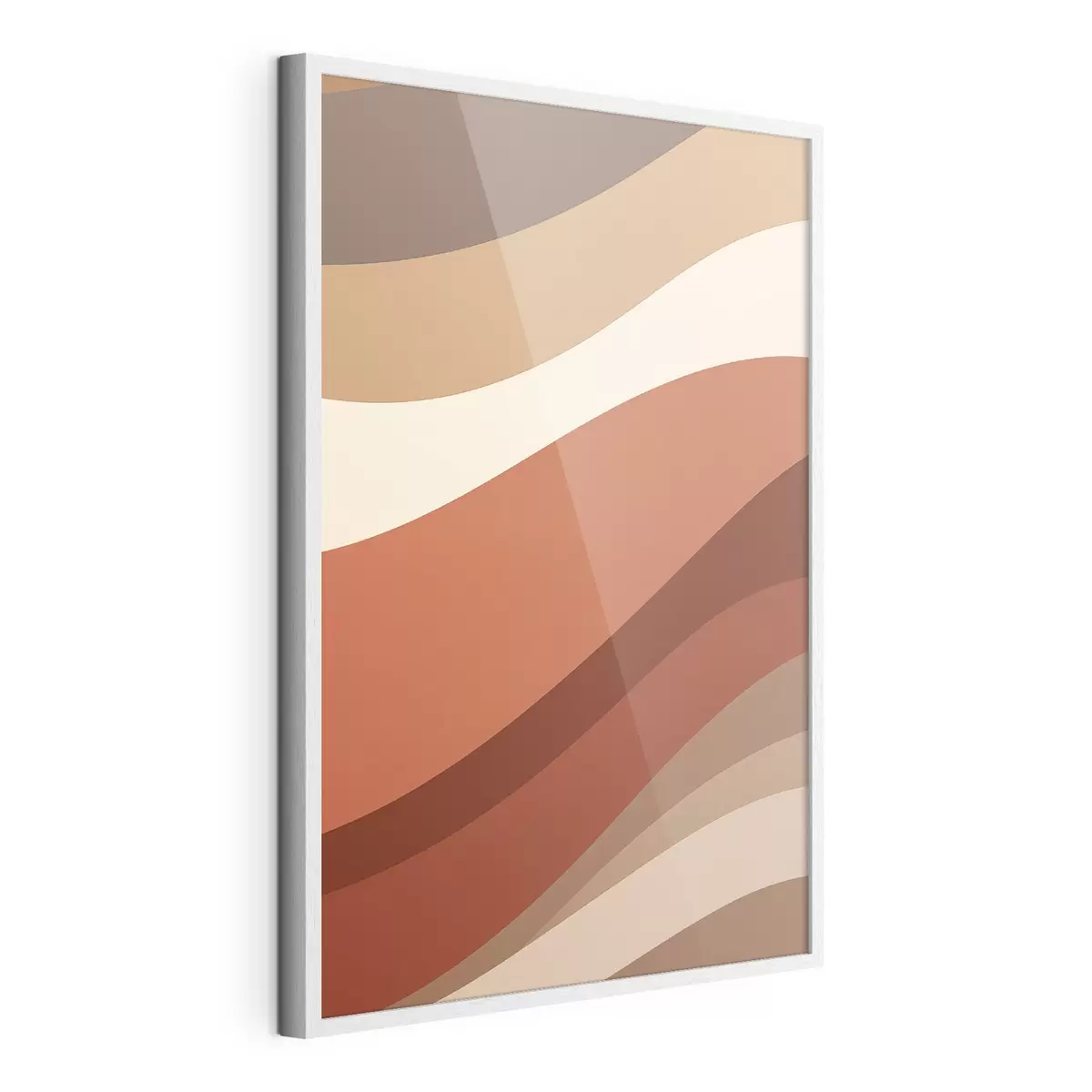 Poster Géométrie en terre cuite f50283