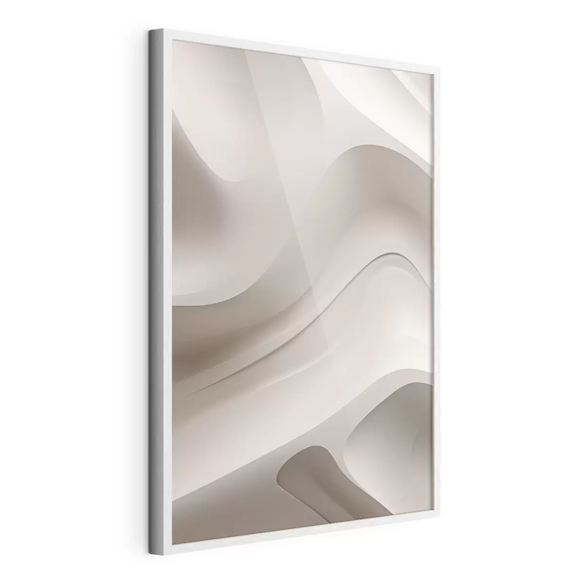 Poster Relief tridimensionnel blanc f50286