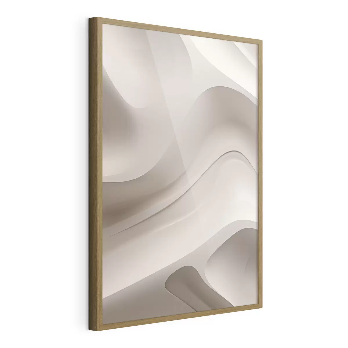Poster Relief tridimensionnel blanc f50286