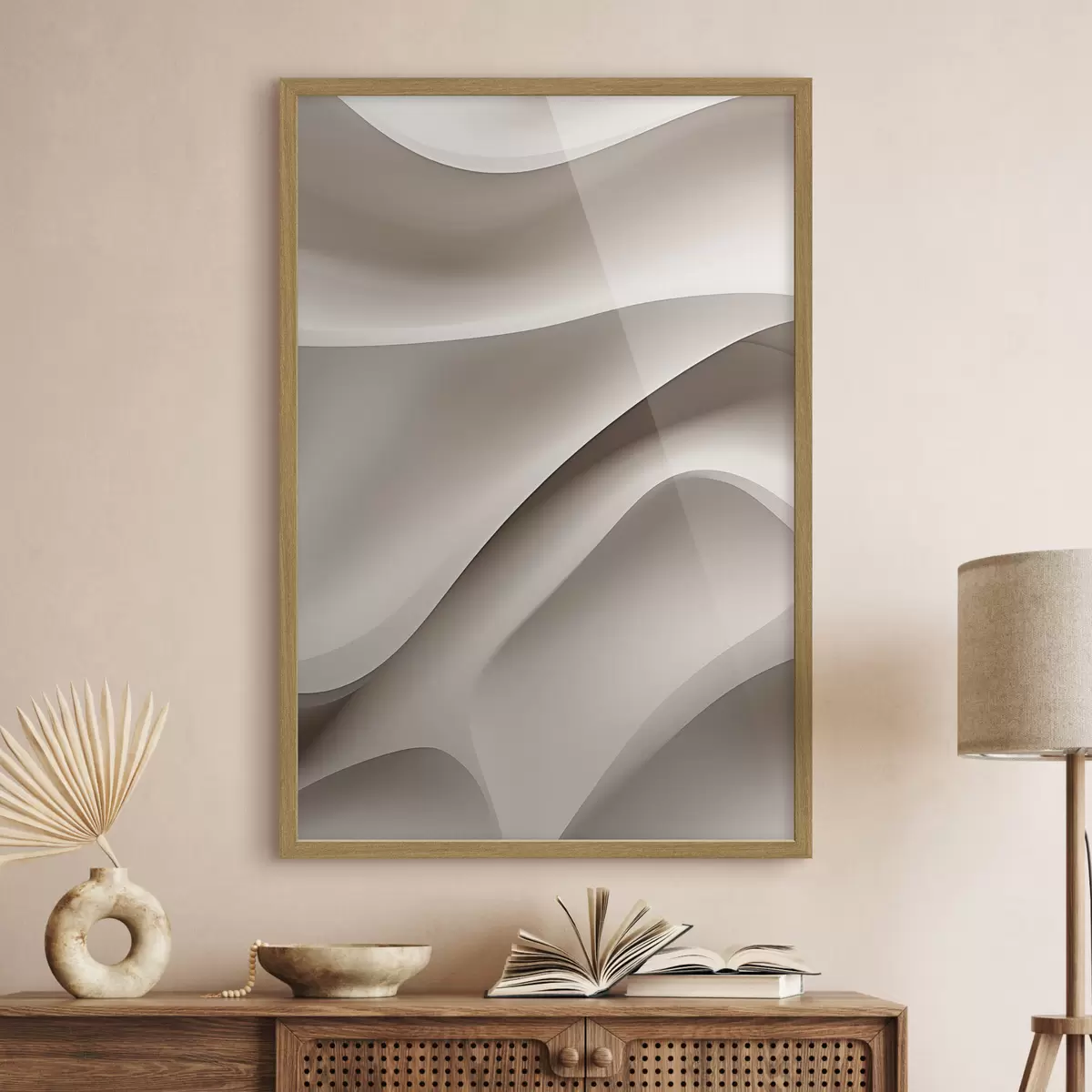 Poster Ondulations texturées f50287
