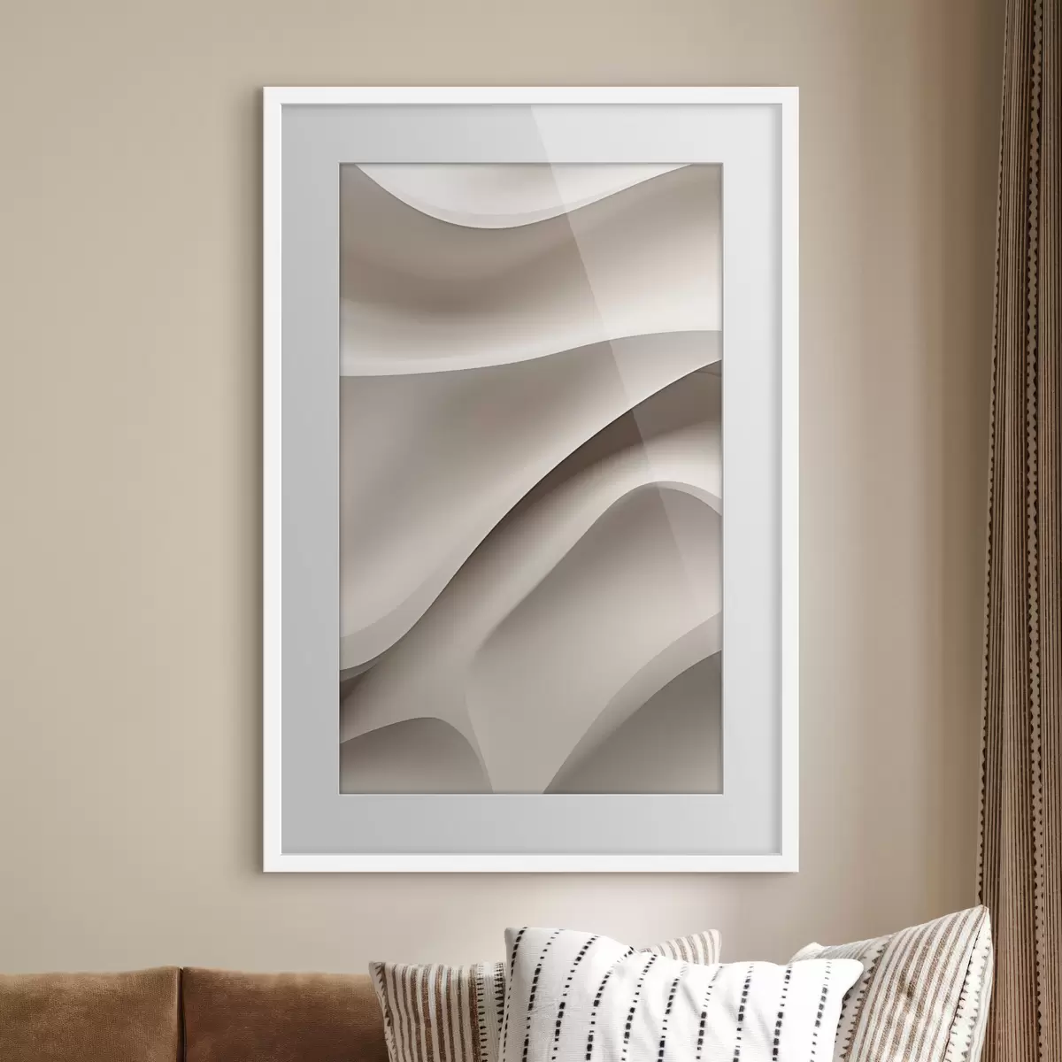 Poster Ondulations texturées f50287