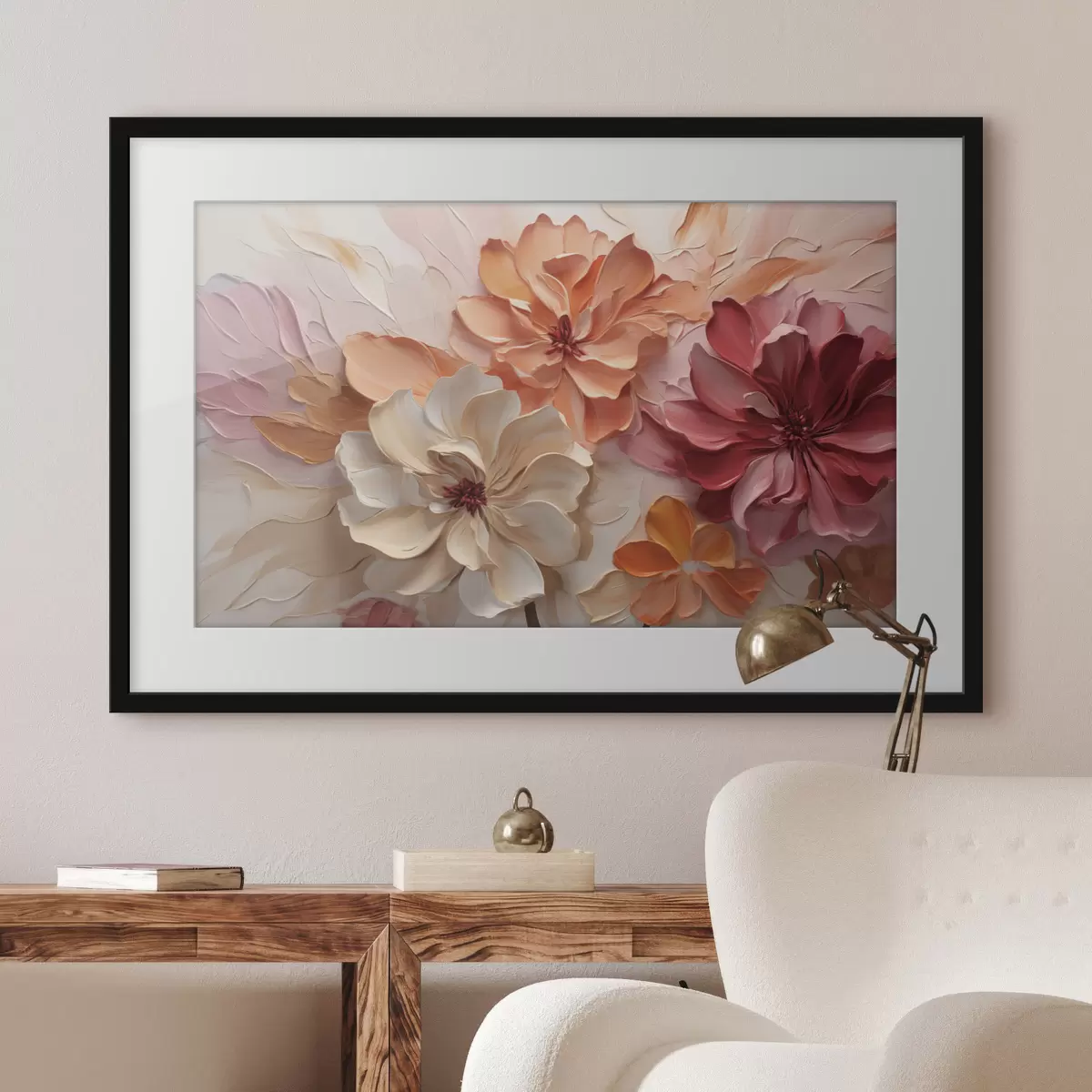 Poster Fleurs printanières en trois dimensions f50288