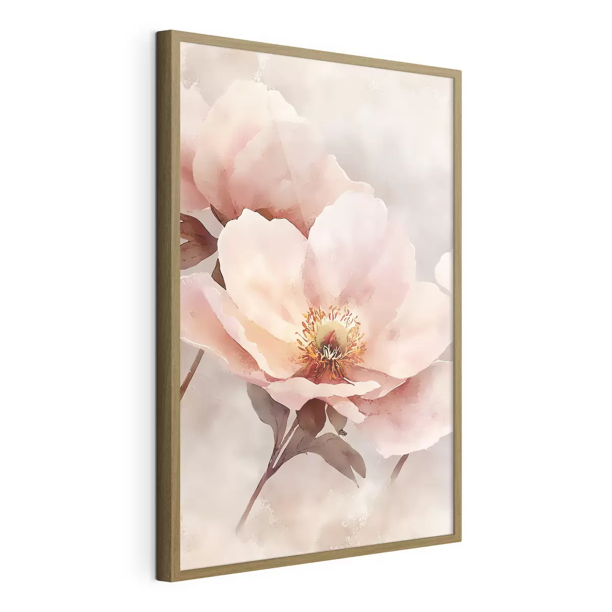Poster Pivoine rose délicate f50290