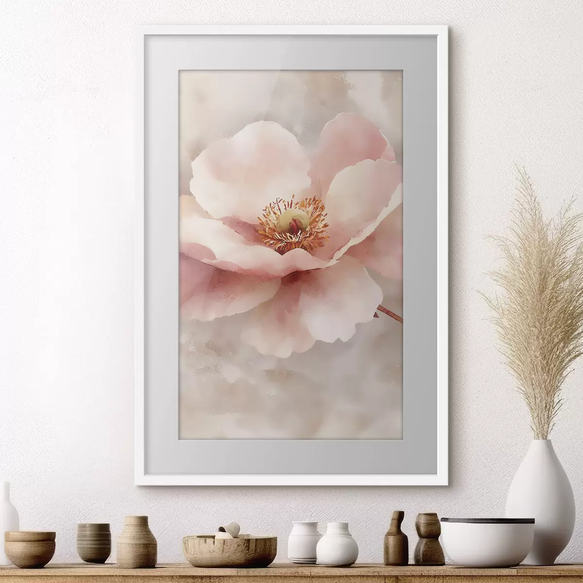 Poster Délicat bouton en fleur f50291
