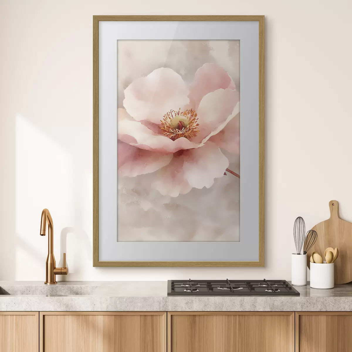 Poster Délicat bouton en fleur f50291