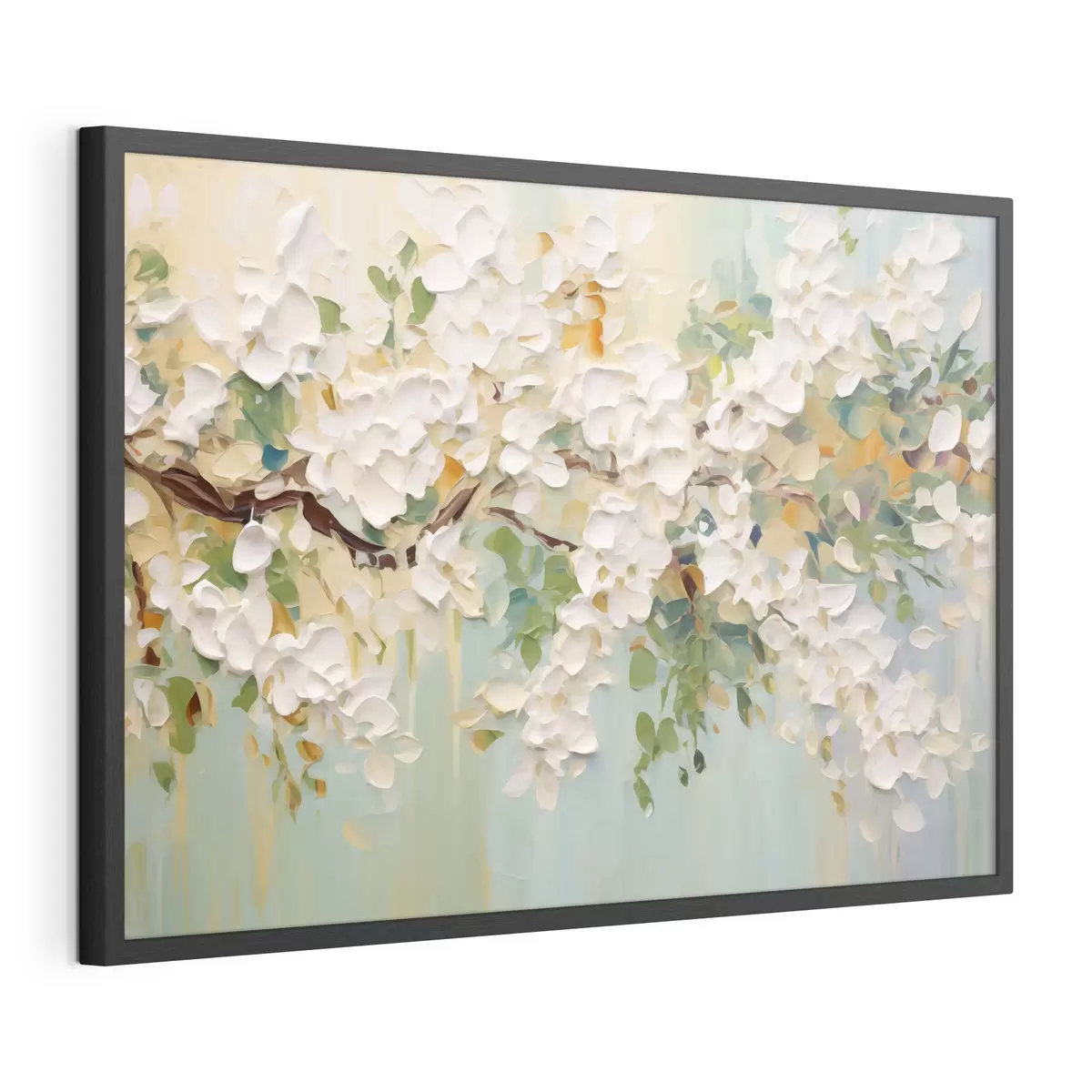 Poster Abstraction à l'aquarelle dans les tons lilas f50296