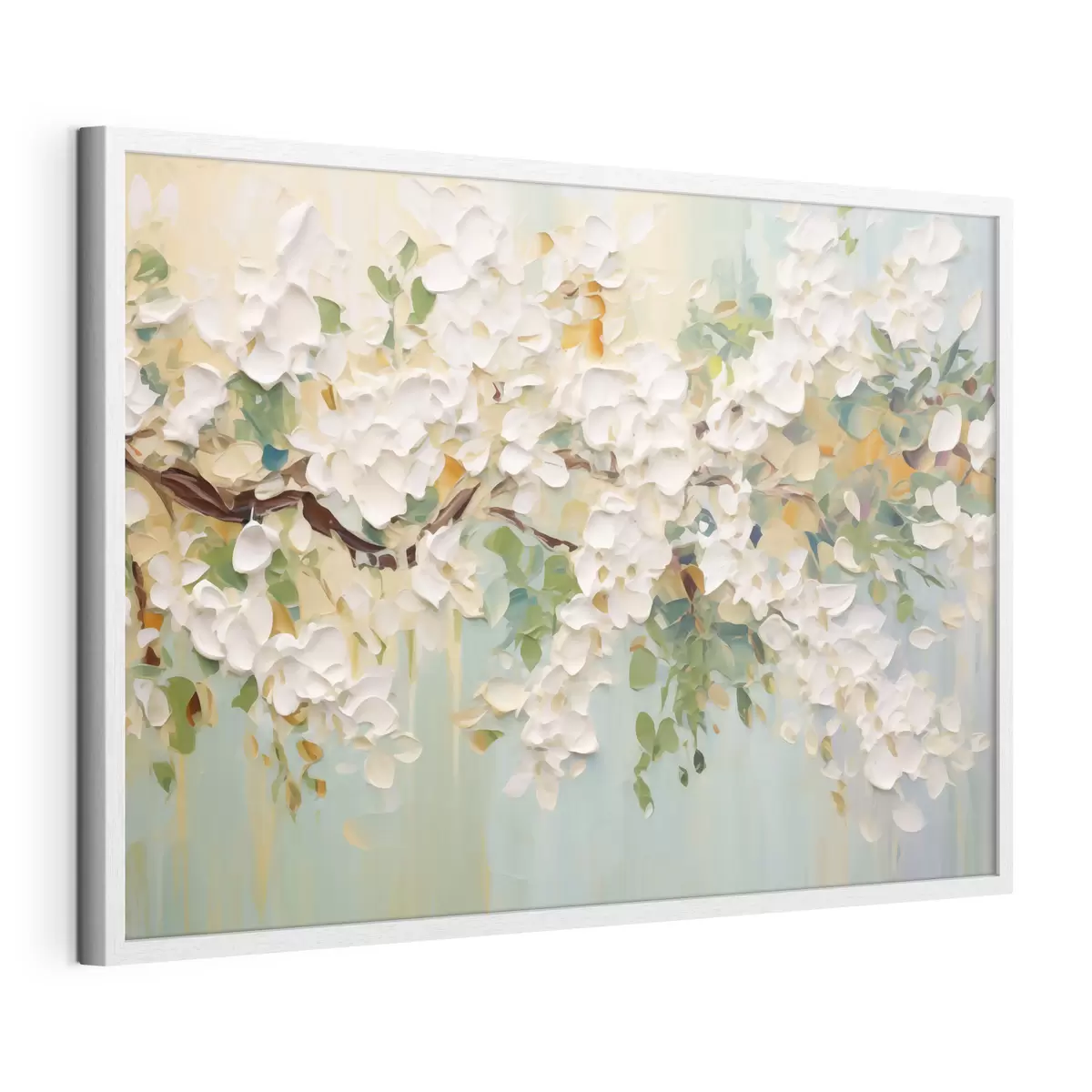 Poster Abstraction à l'aquarelle dans les tons lilas f50296
