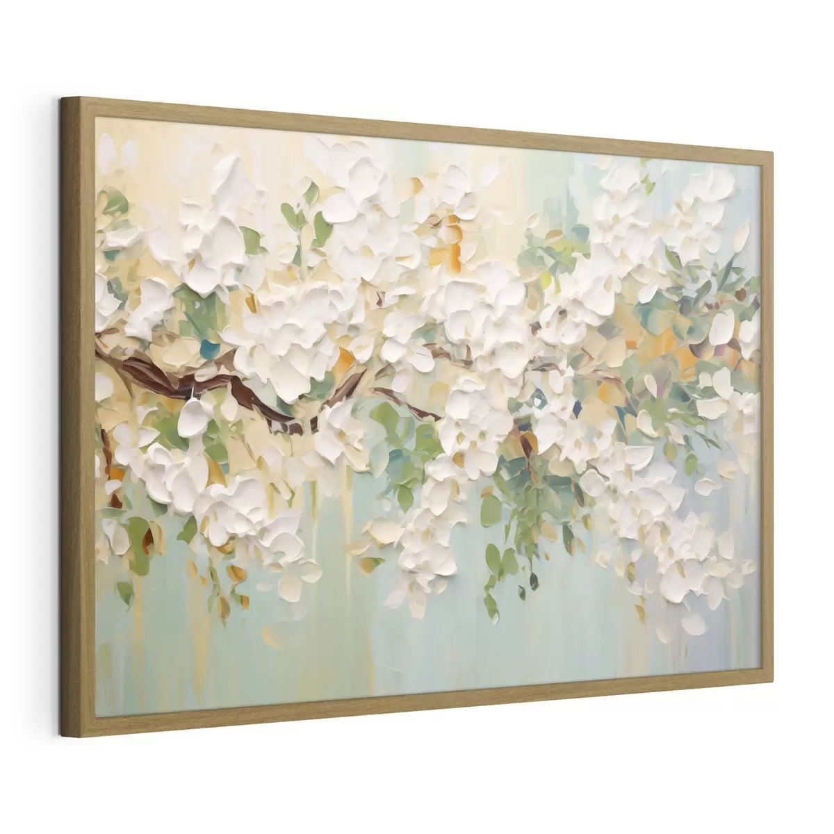 Poster Abstraction à l'aquarelle dans les tons lilas f50296