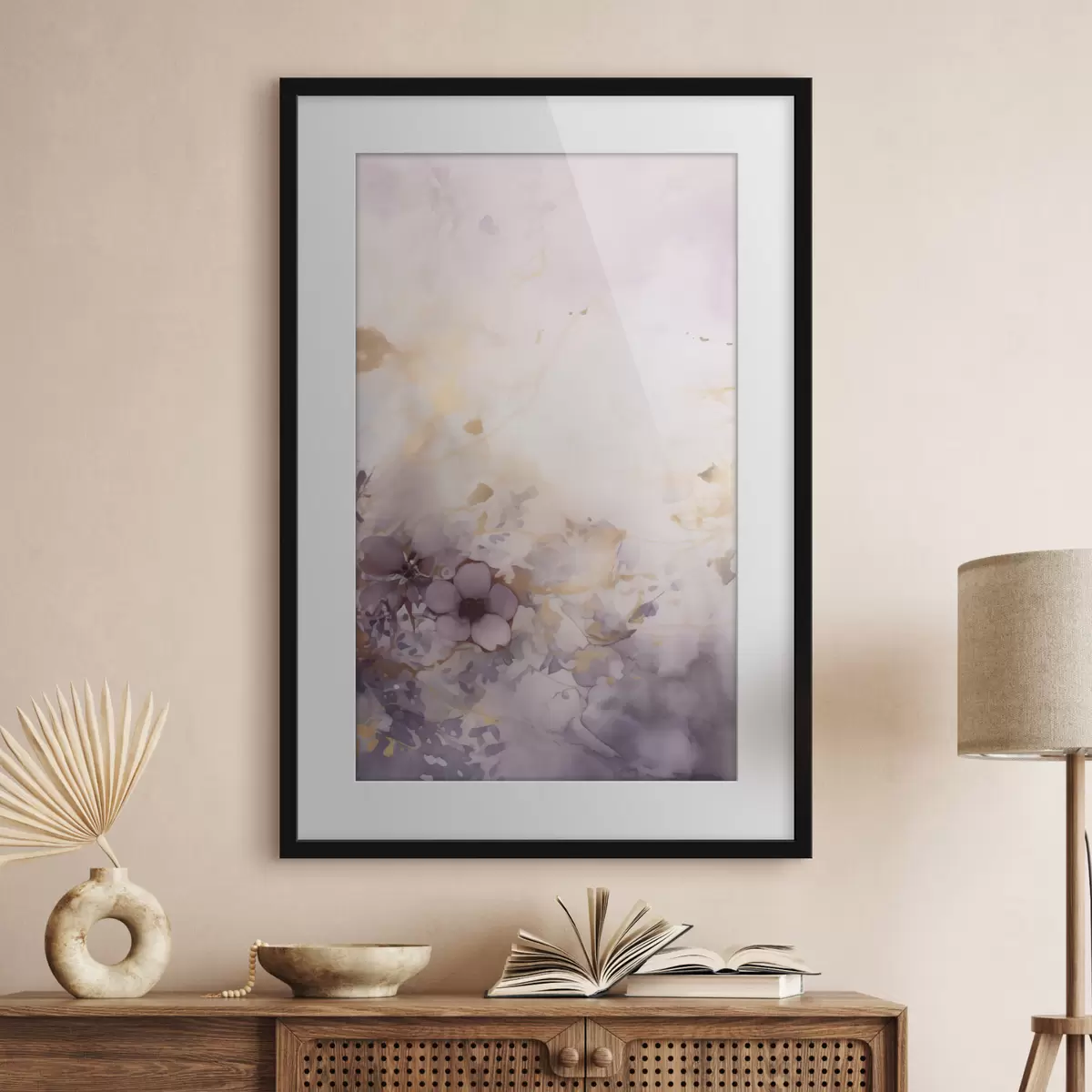 Poster Brume fleurie violette f50297