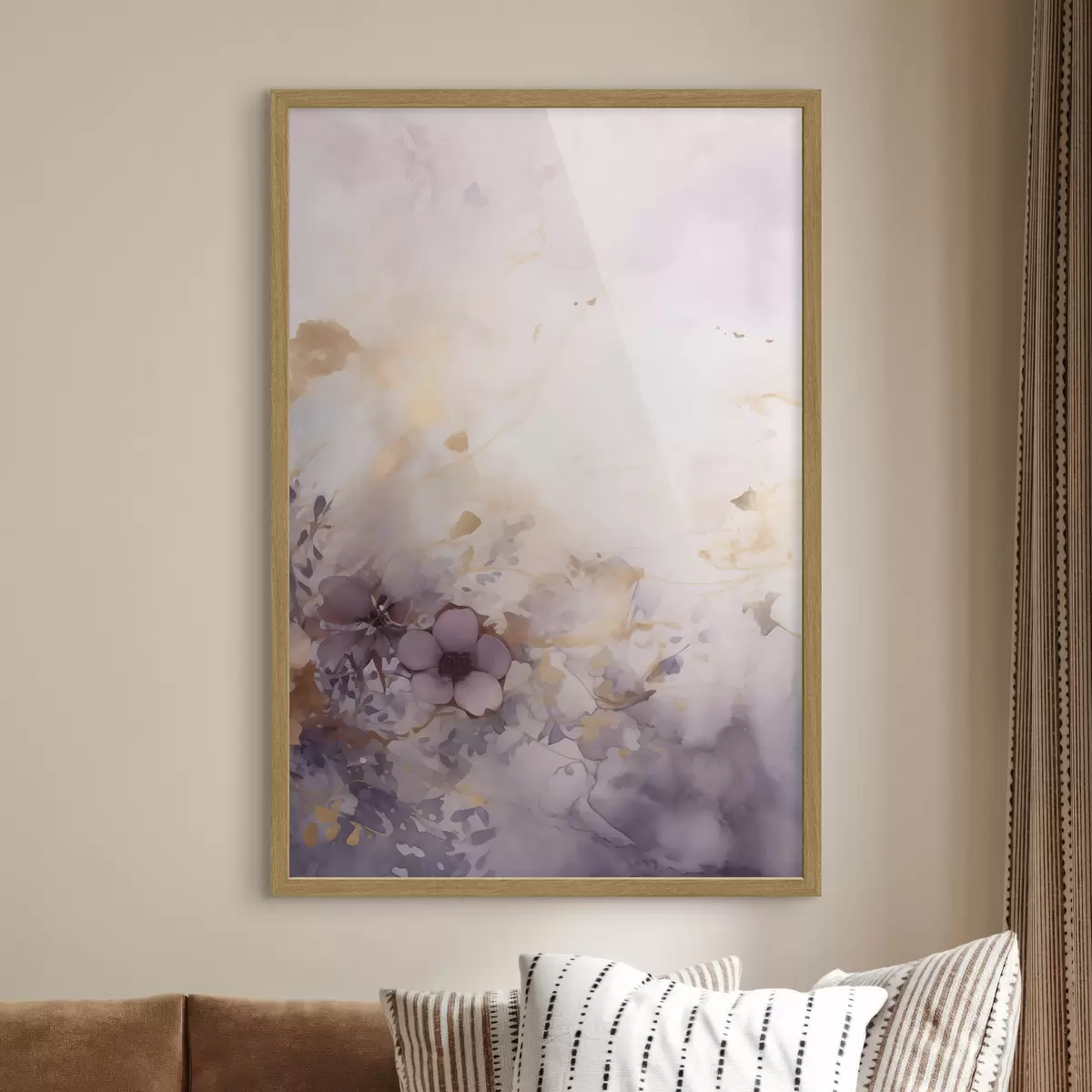 Poster Brume fleurie violette f50297