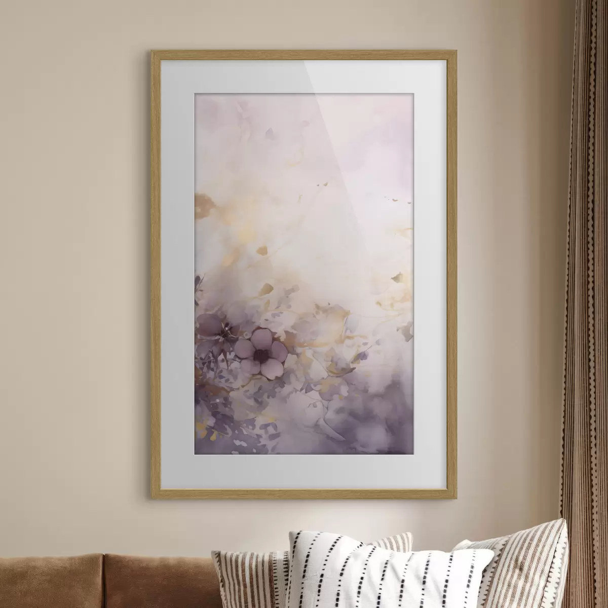 Poster Brume fleurie violette f50297
