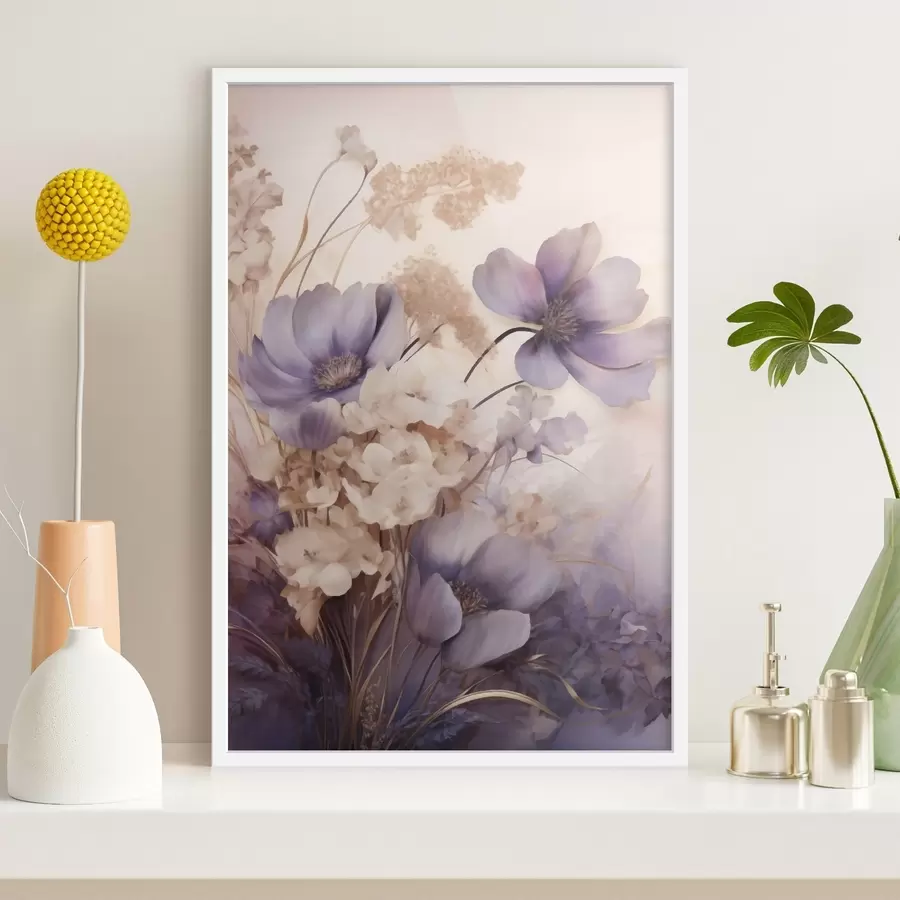 Papier peint Un bouquet délicat de lilas f50307
