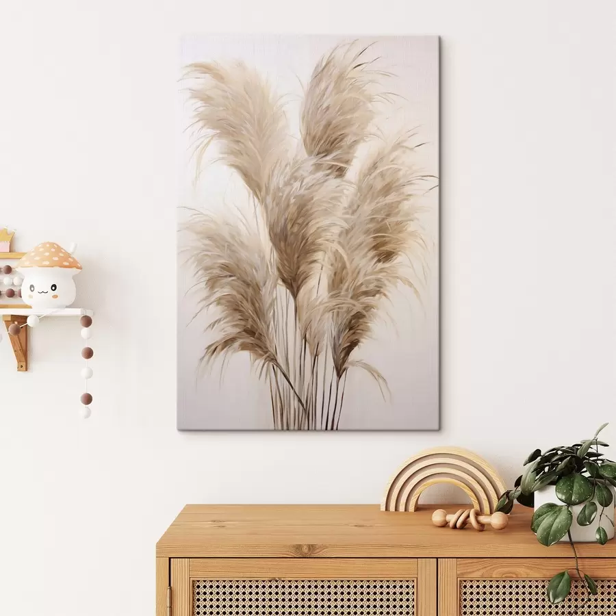 Tableau Pampas, peinture d'imitation s50269