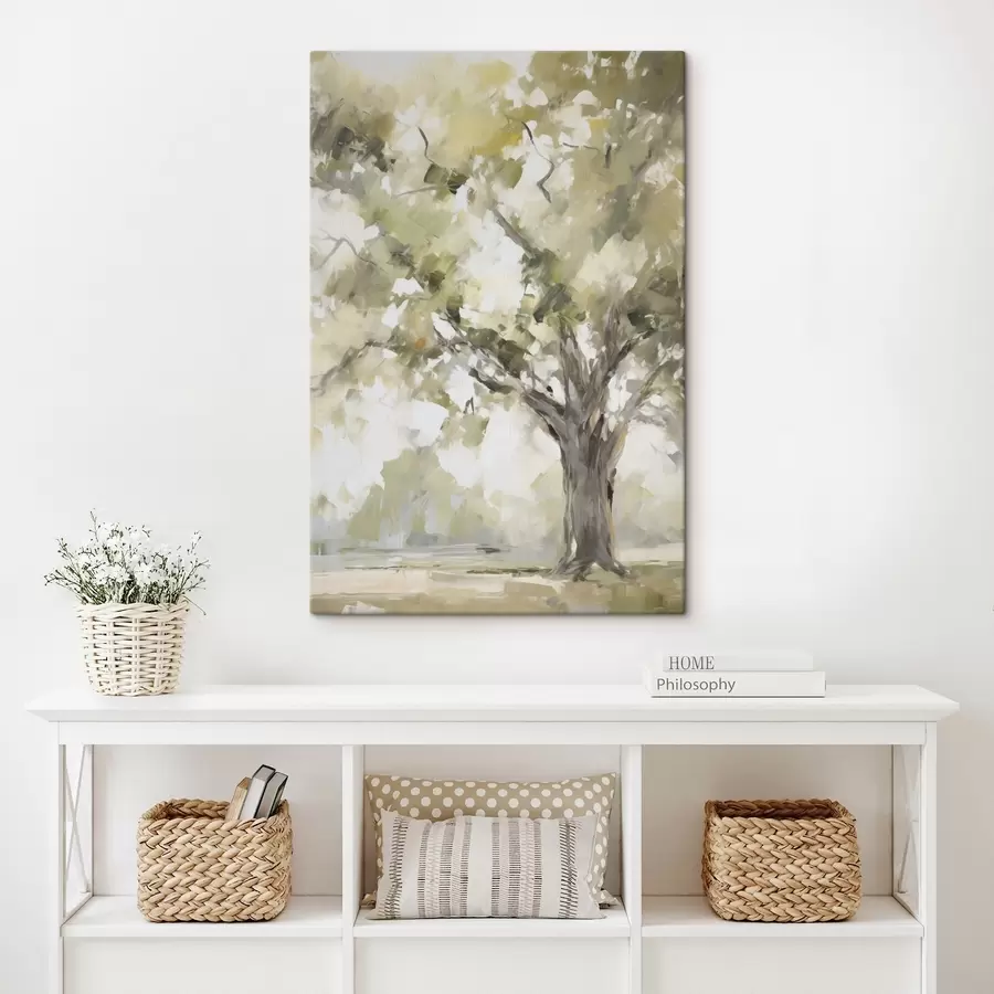 Tableau Arbre, peinture d'imitation s50274