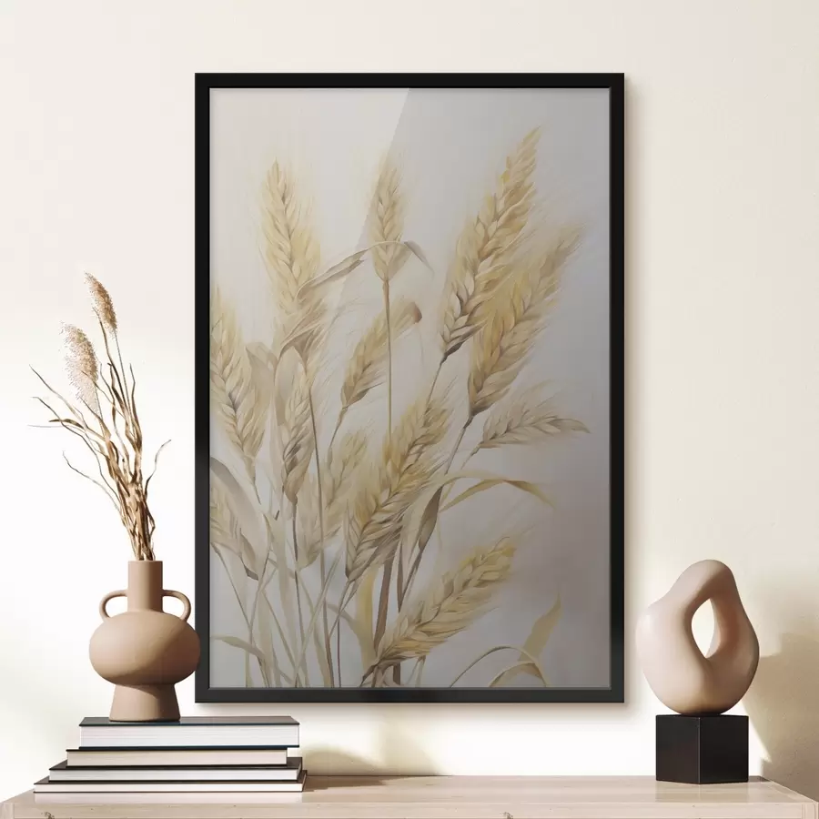 Papier peint Épis de blé, imitation d'une peinture f50262