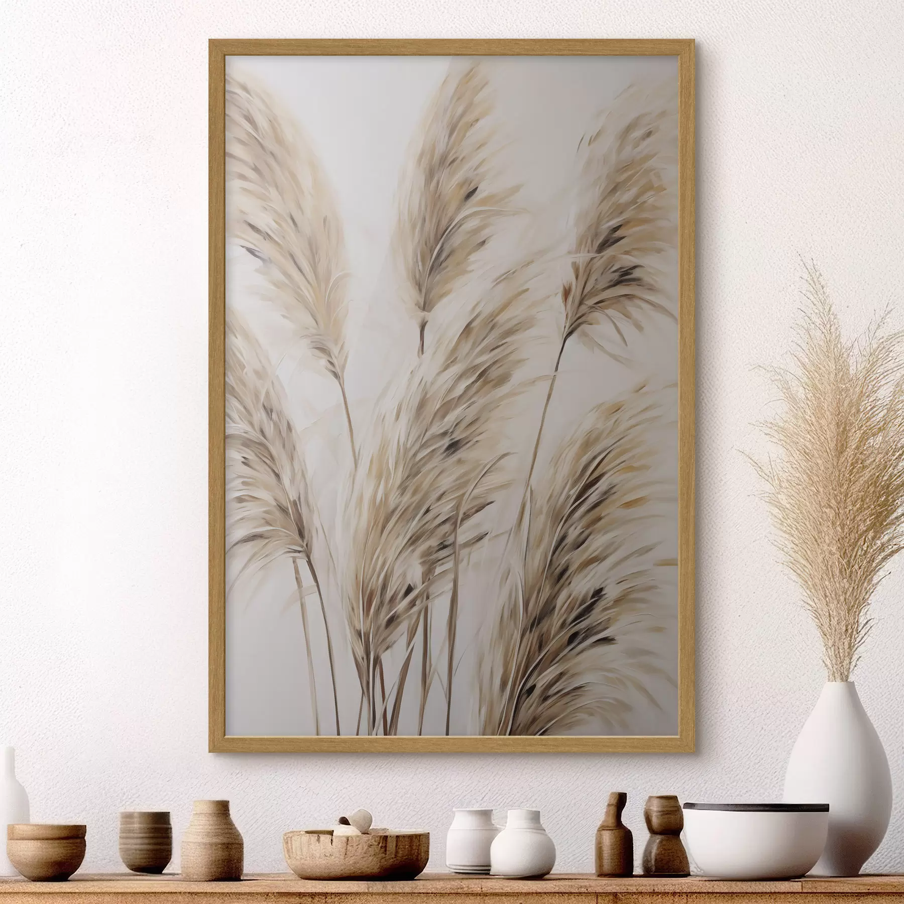 Papier peint Herbes et souvenir f50268