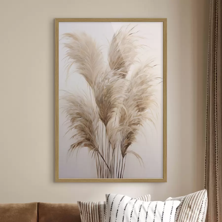 Papier peint Pampas, peinture d'imitation f50269