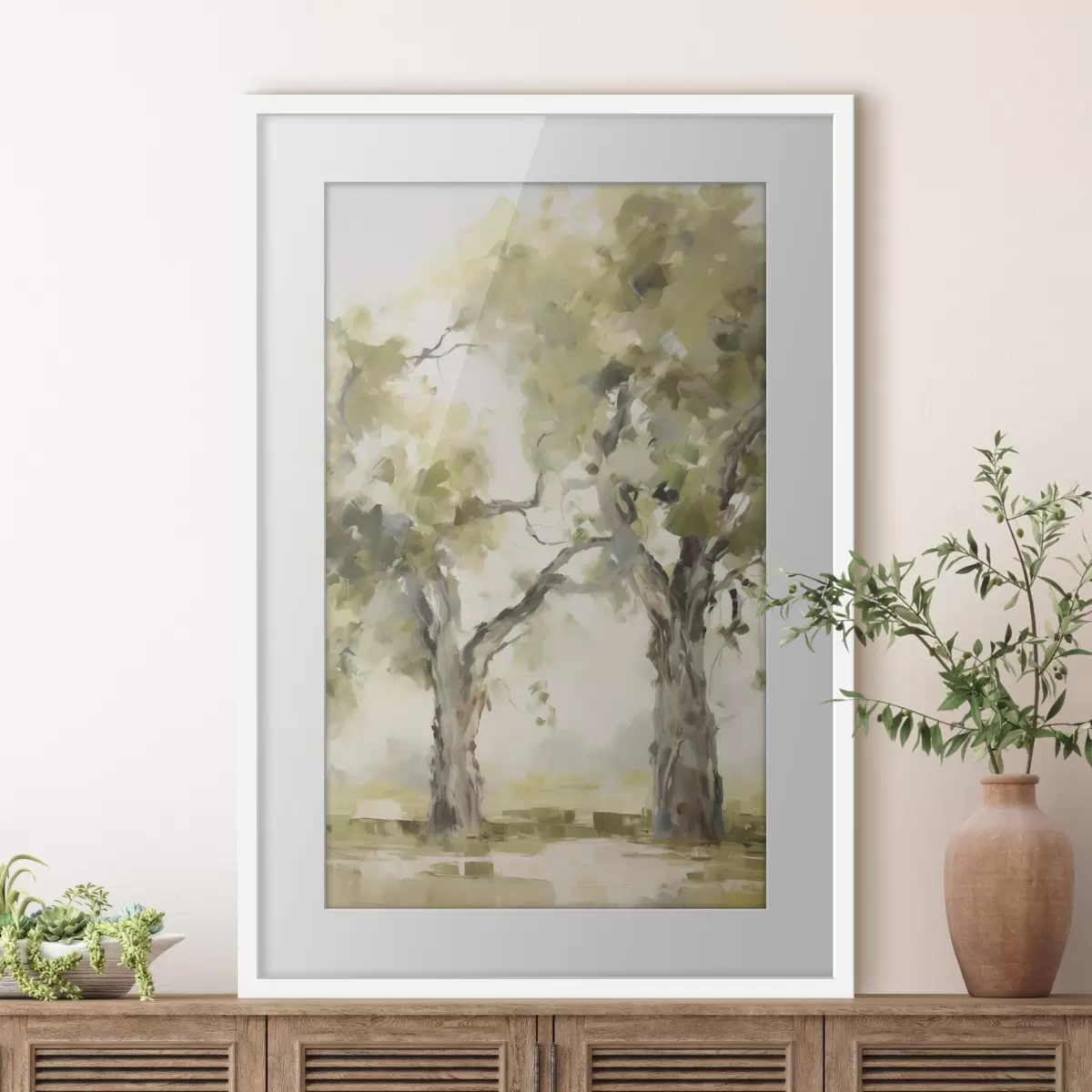 Poster Arbre et caresse f50275