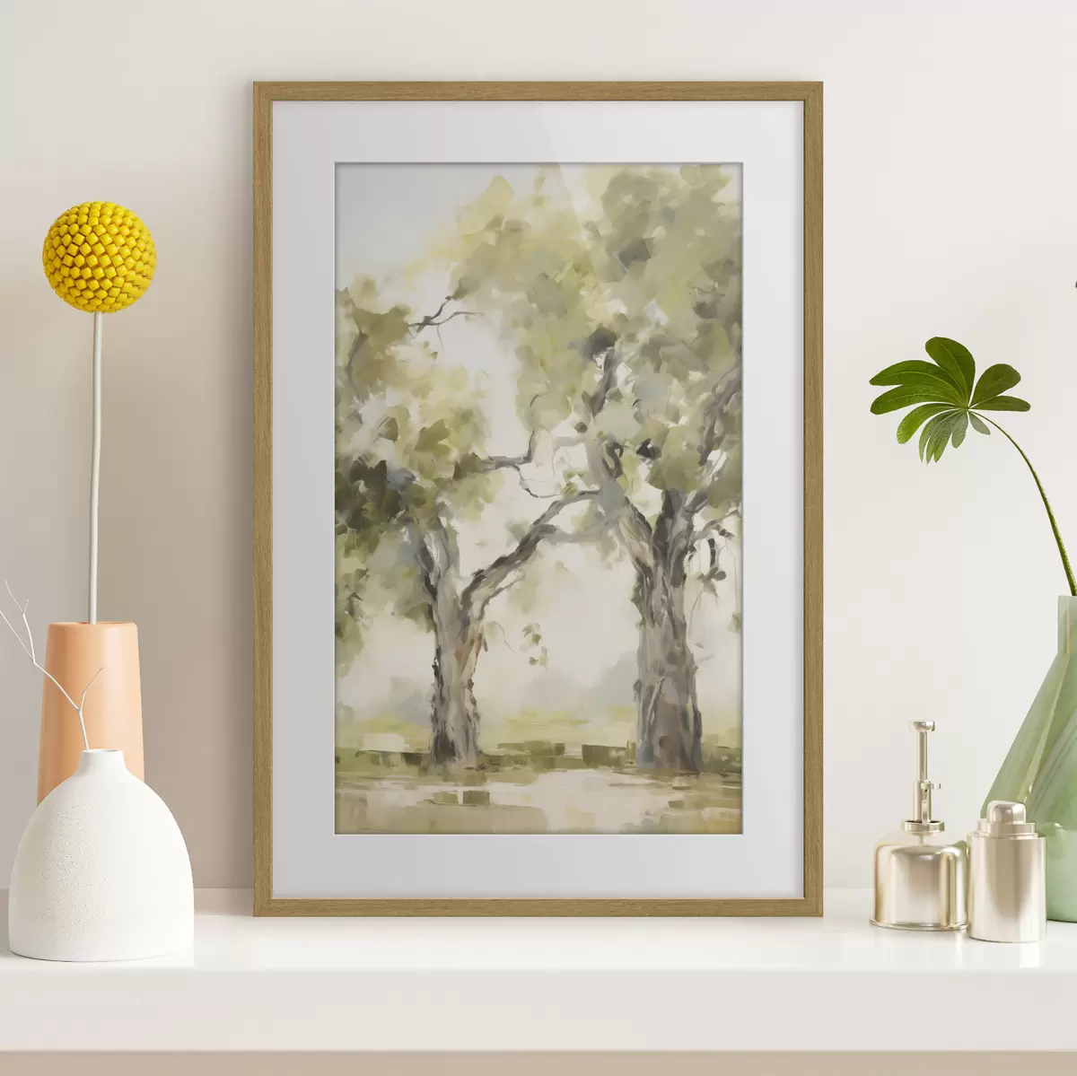 Poster Arbre et caresse f50275