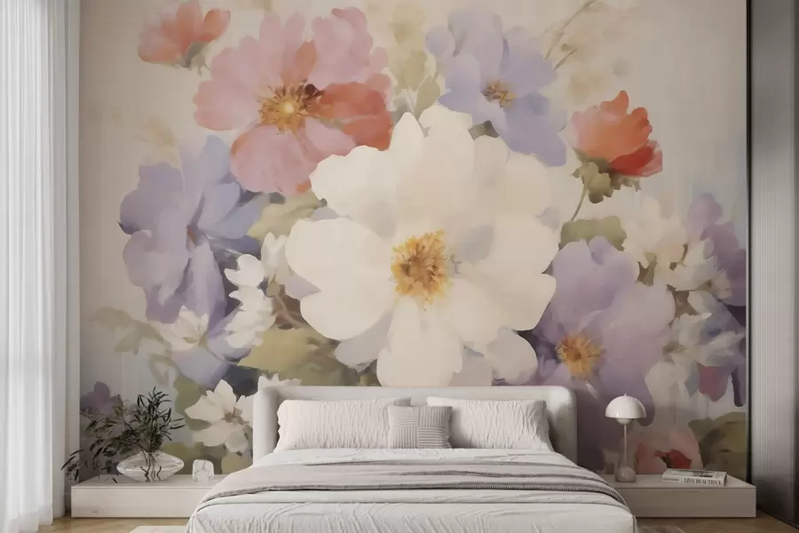 Papier peint Fleurs abstraites w05850