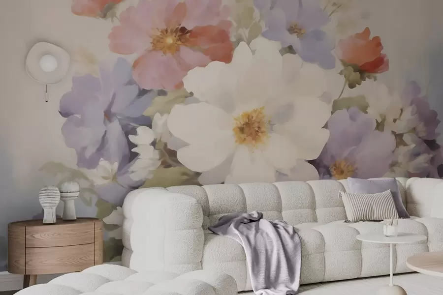 Papier peint Fleurs abstraites w05850