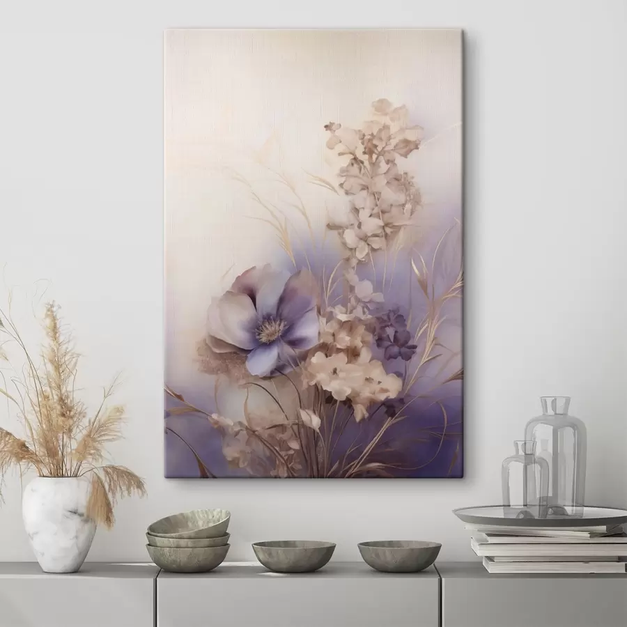 Papier peint Un bouquet délicat de lilas s50308