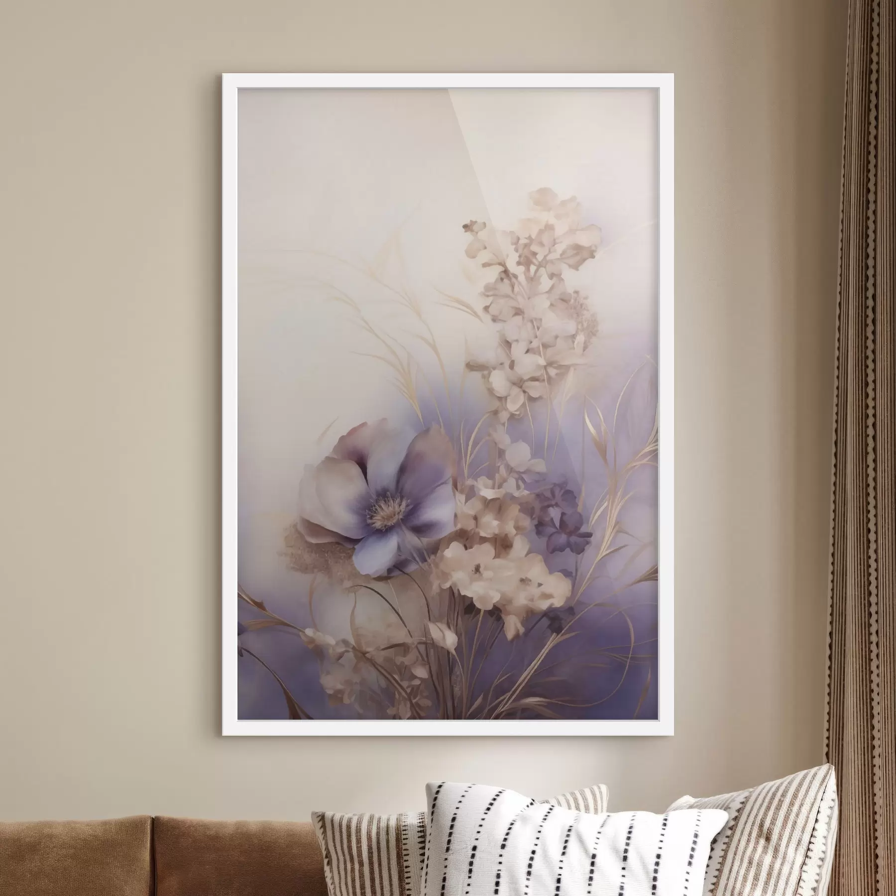 Papier peint Un bouquet délicat de lilas f50308