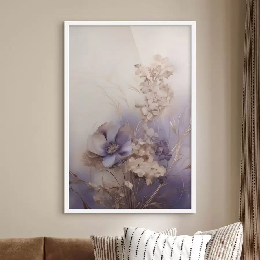 Papier peint Un bouquet délicat de lilas f50308