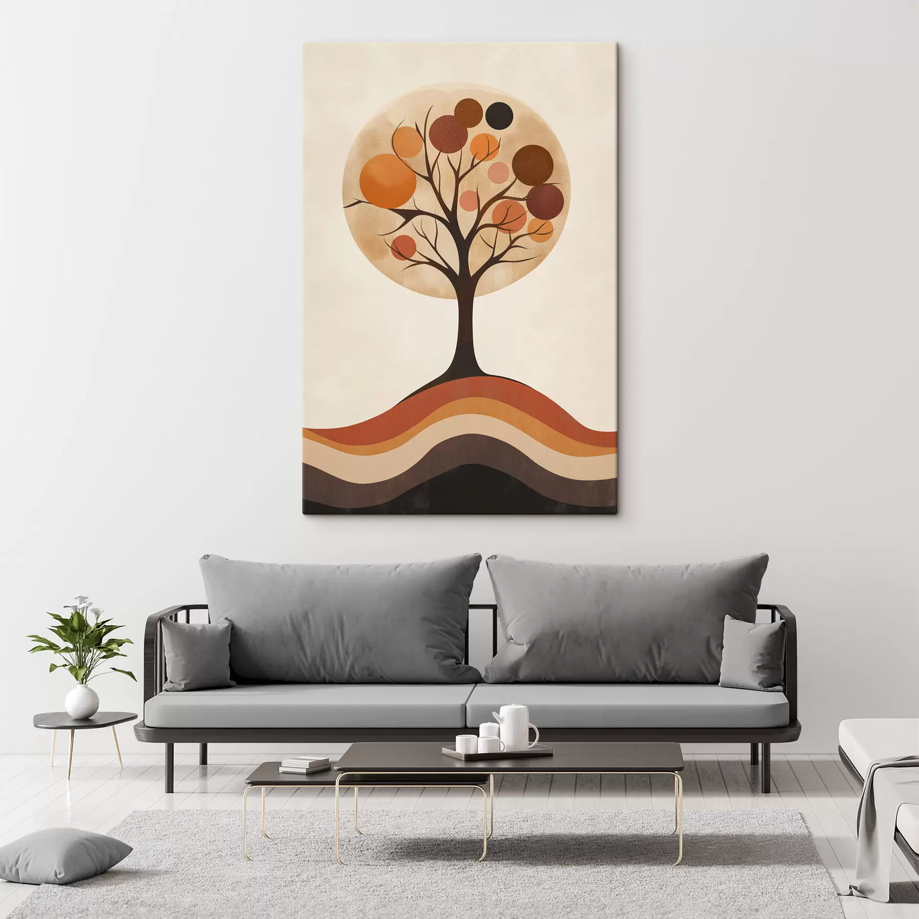 Tableau Abstraction botanique s50329