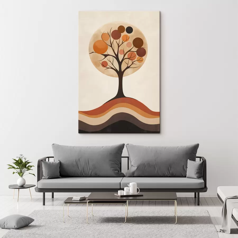 Tableau Abstraction botanique s50329