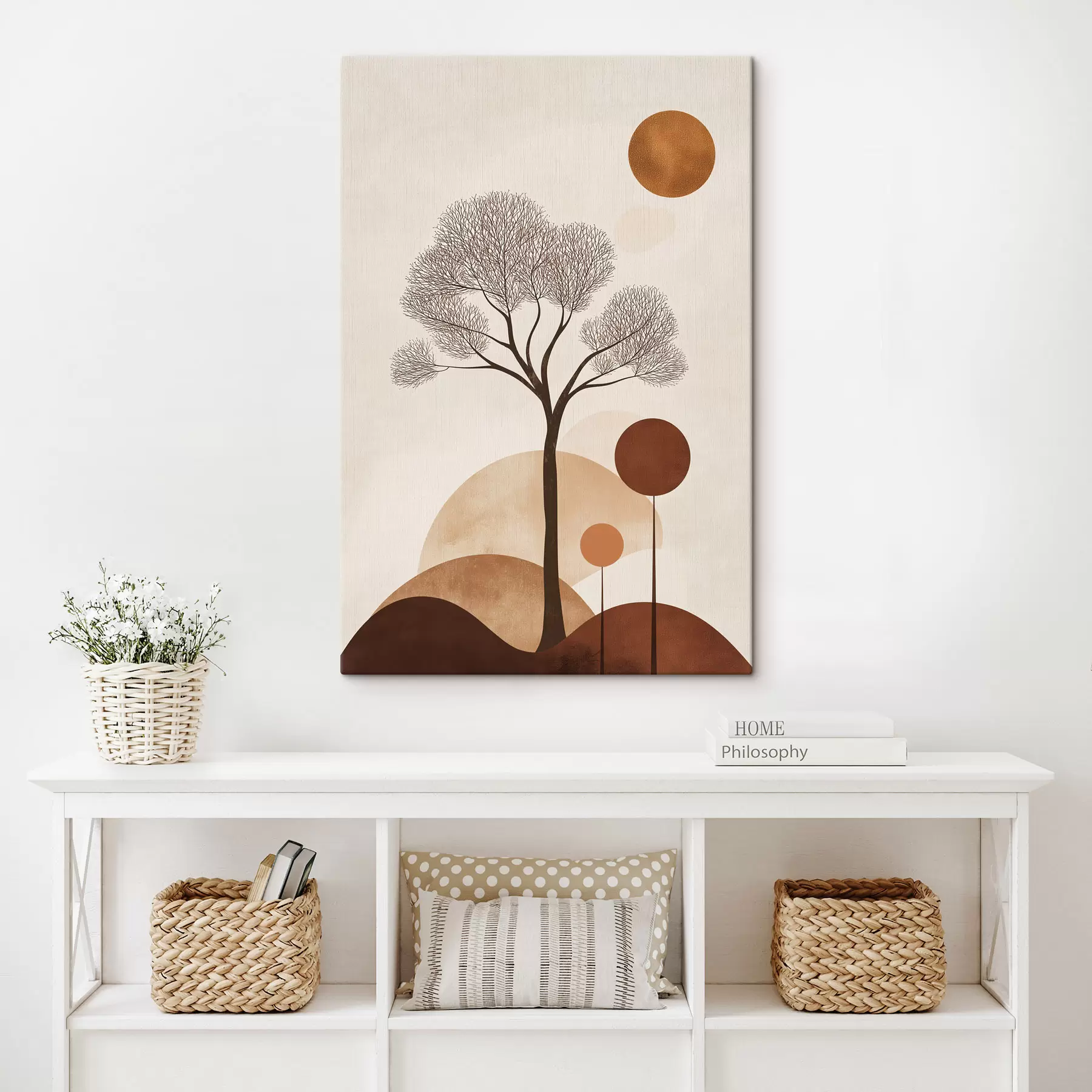 Tableau Abstraction botanique s50330
