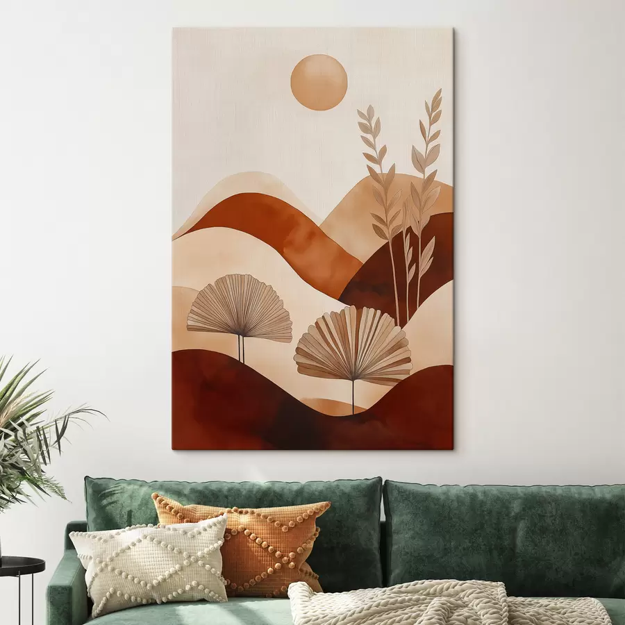 Tableau Abstraction botanique s50331