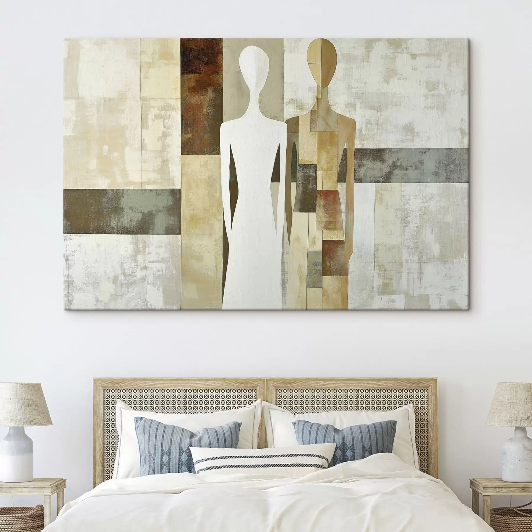 Tableau Silhouettes abstraites s50346