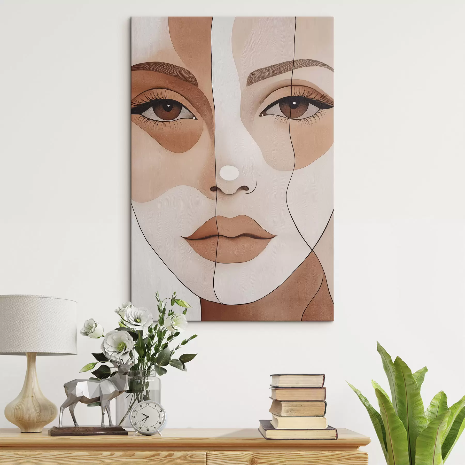 Tableau Visage abstrait s50355