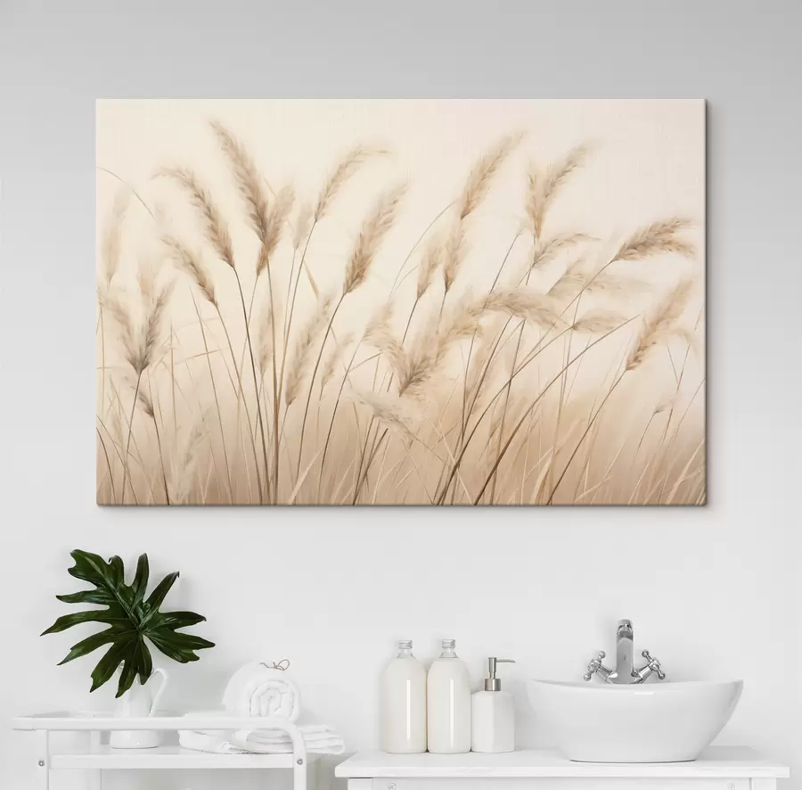 Tableau Herbe de la pampa s50356