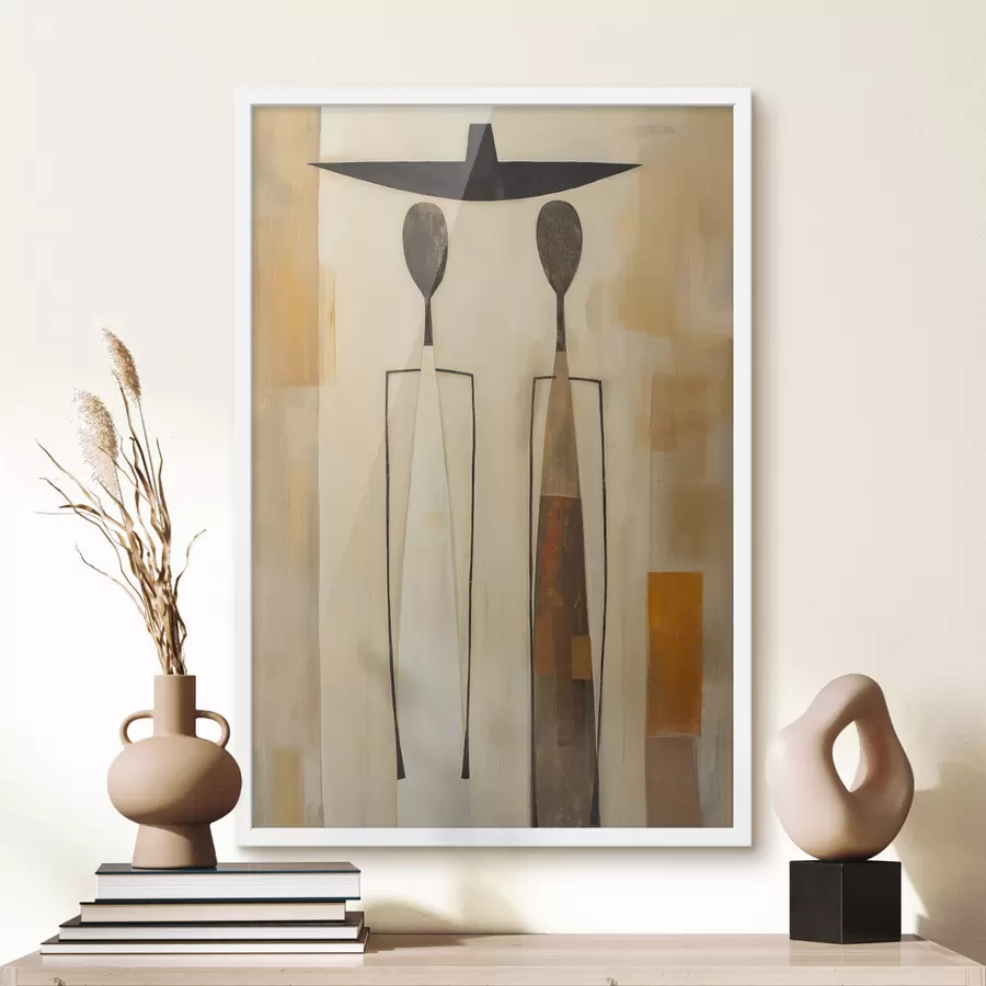 Papier peint Silhouettes abstraites f50317