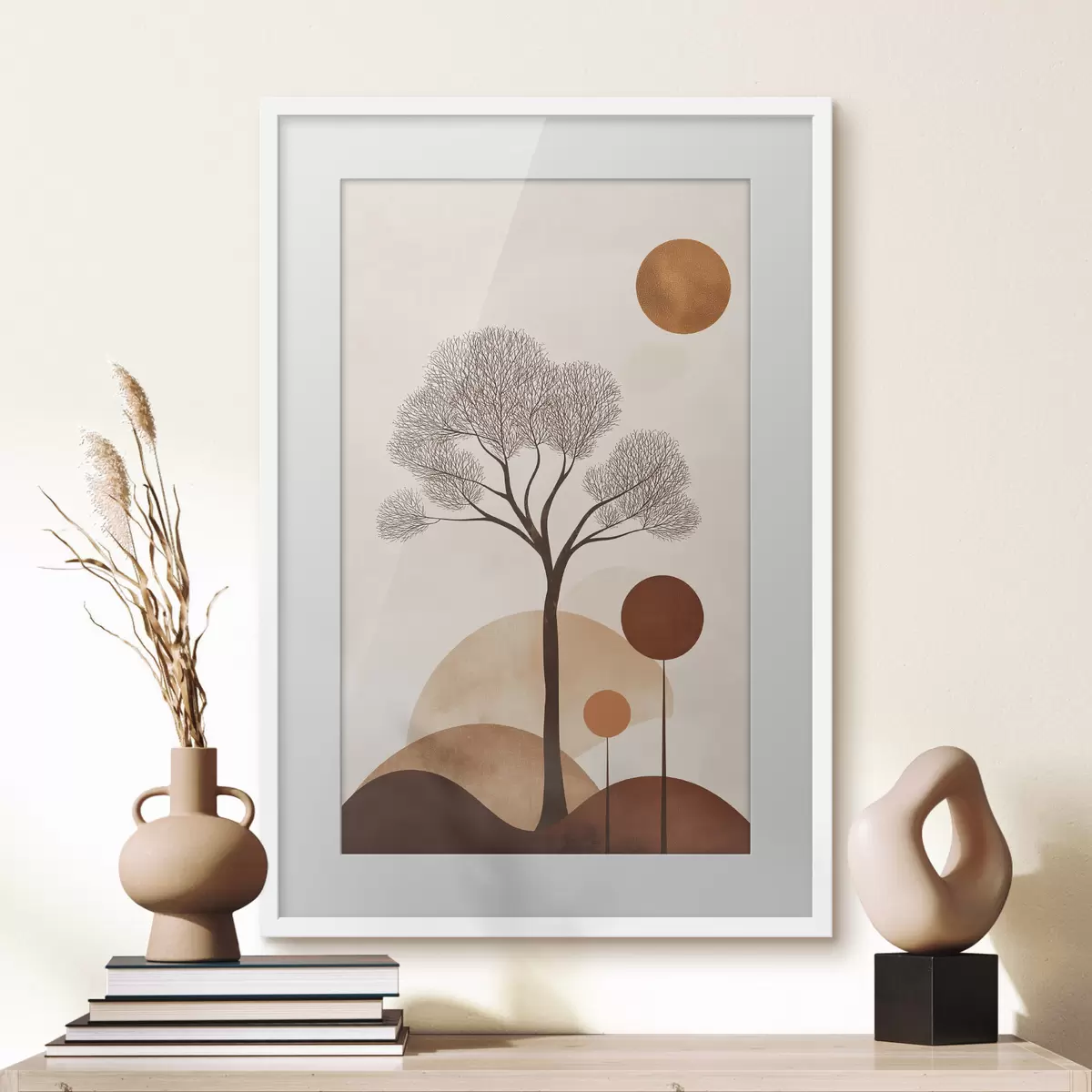 Poster Arbre et rythme f50330