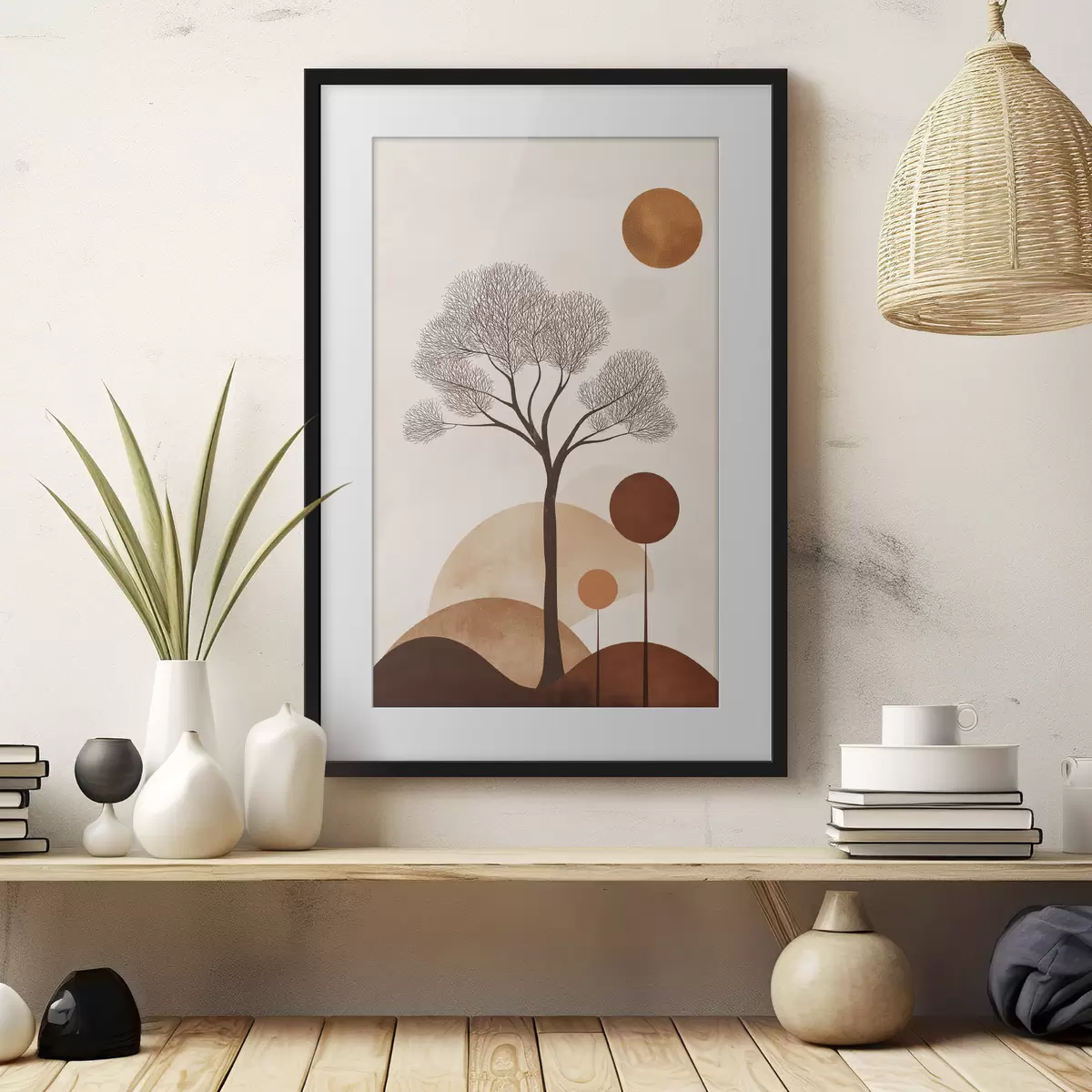 Poster Arbre et rythme f50330