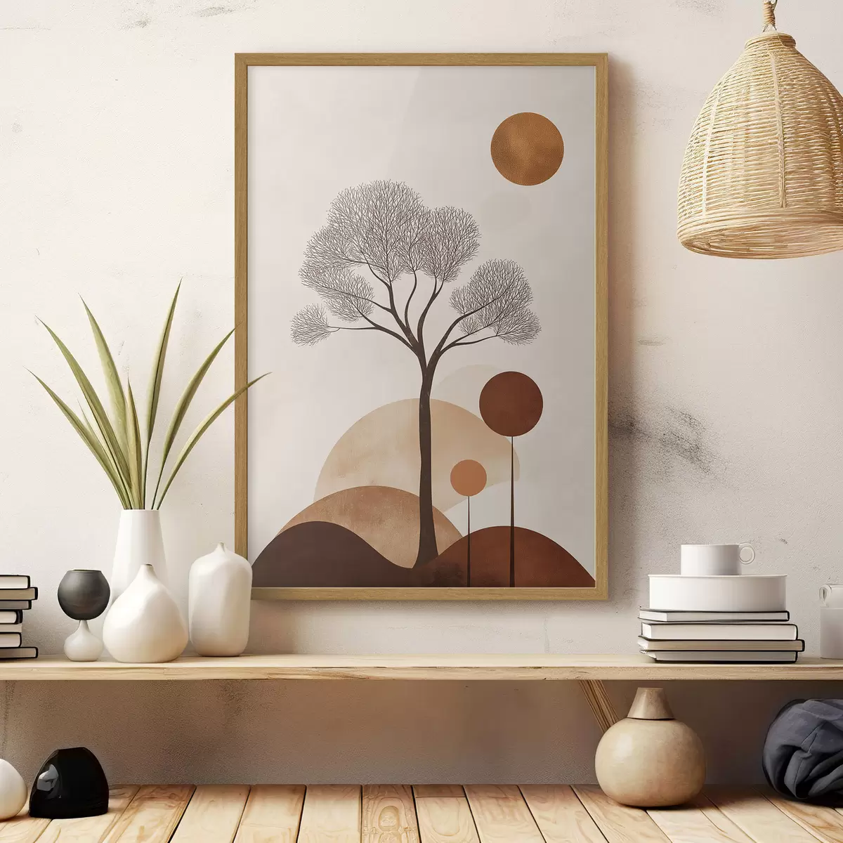 Poster Arbre et rythme f50330