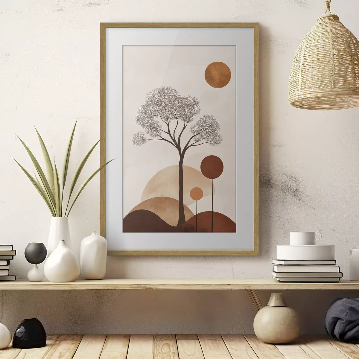 Poster Arbre et rythme f50330